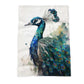 Peacock Print Tea Towel