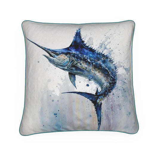 Swordfish Print Cushion