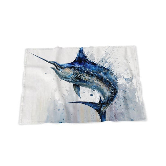 Swordfish Print Tea Towel