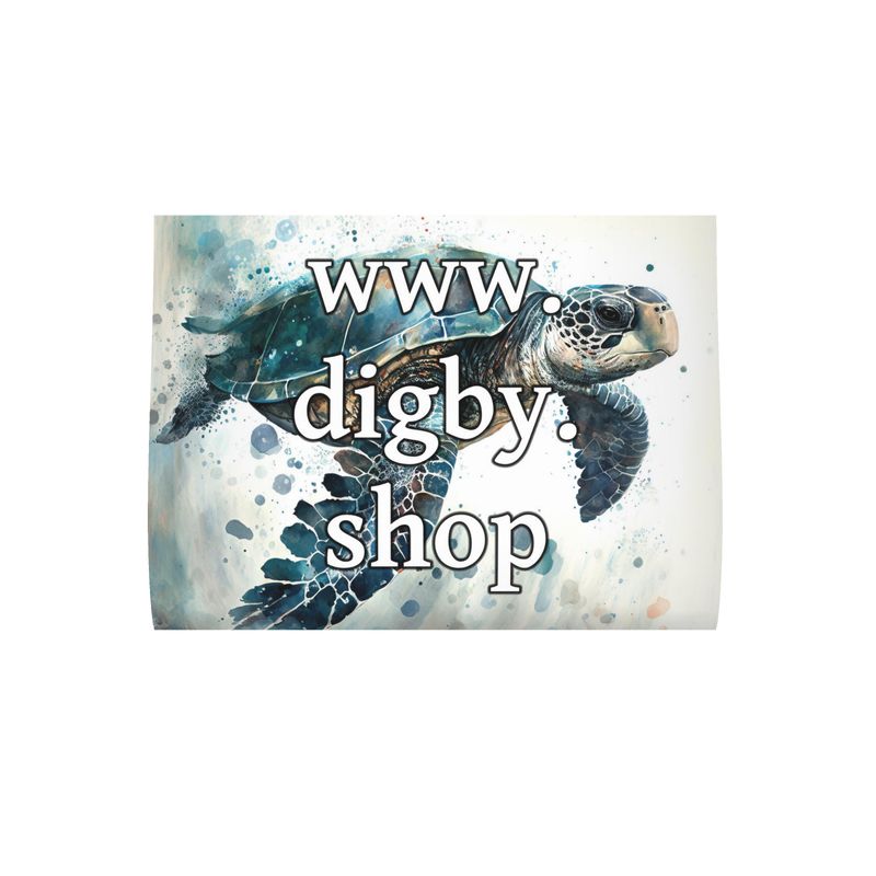 Leatherback Turtle Print Cushion