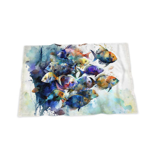 Tropical Fish Shoal Print