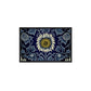 Indigo and Yellow Sunflower Print