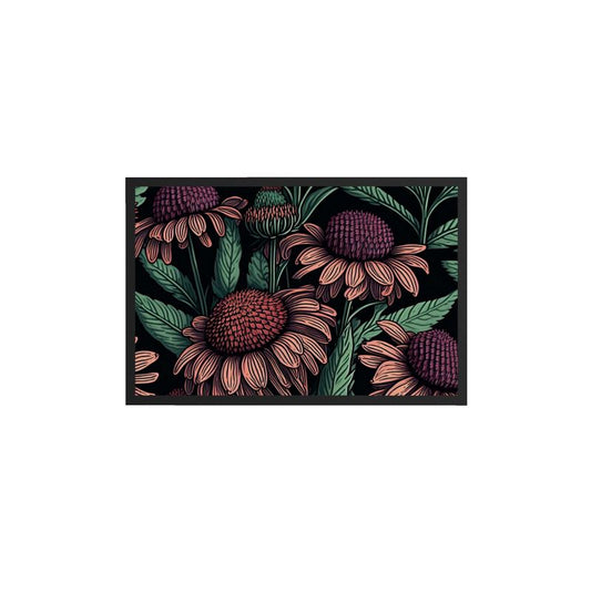 Echinacea Print Doormat