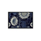 Indigo Sunflower Print Doormat