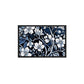Indigo Dogwood Blossom Print Doormat